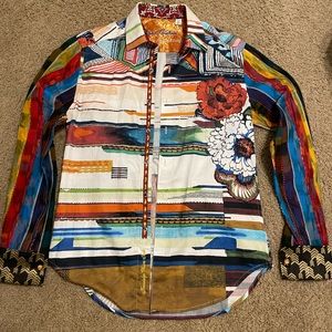 COPY - Robert graham floral button down shirt. Rare!